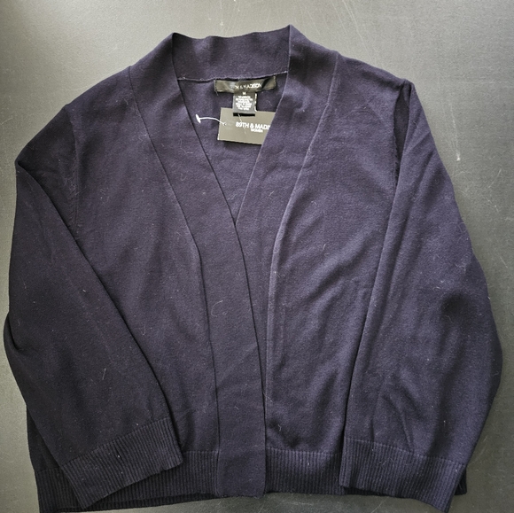 NWT - 89th & Madison Black Bolero Cardigan - Size 1X - Picture 1 of 5